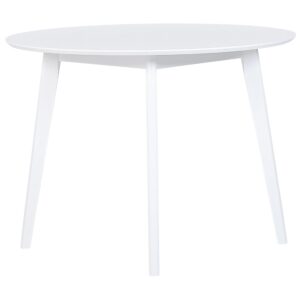 wohnli-moebel-suche-800000470809-1 ESSTISCH 100/100/75 cm Weiß Rund Roxby Holzwerkstoff Beliani Möbel > Tische > Esstische Weiß