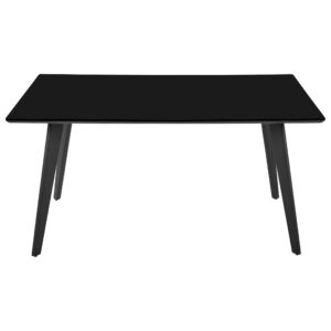 ESSTISCH 150/90/75 cm Schwarz Rechteckig Dorcas Holzwerkstoff Beliani Möbel > Tische > Esstische Schwarz