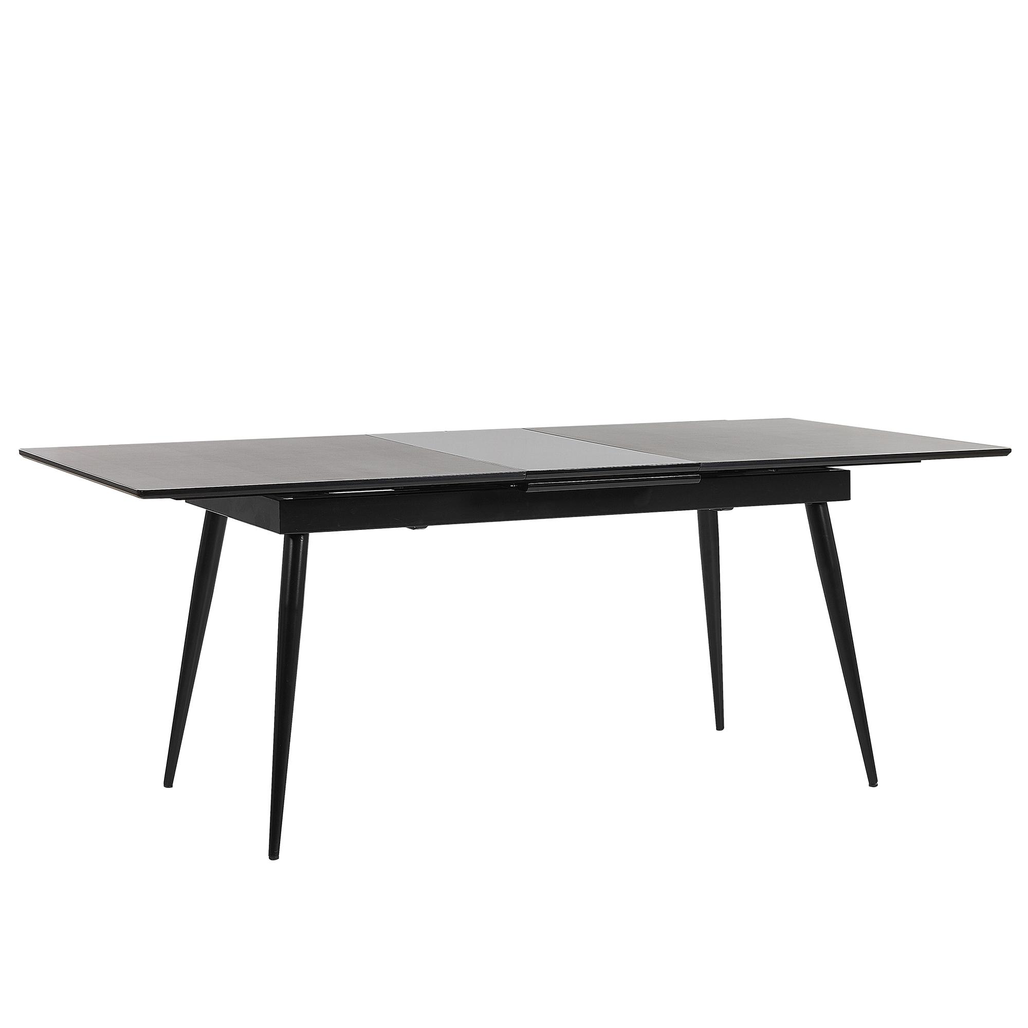 wohnli-moebel-suche-800000470842 Wohnli Möbelsuche - ESSTISCH 160-200/90/76 cm Schwarz Rechteckig Maldon