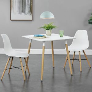 ESSTISCH Hessen Holzwerkstoff [en.casa] Möbel > Tische > Esstische Weiß