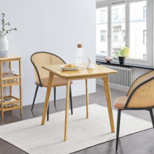 ESSTISCH Närpes Holz [en.casa] Möbel > Tische > Esstische Braun