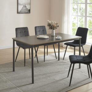 ESSTISCH Lindesberg Holzwerkstoff [en.casa] Möbel > Tische > Esstische Grau