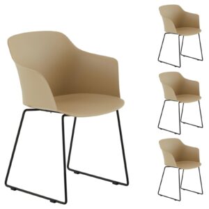 Wohnli Möbelsuche - GARTENSTÜHLE FORO 4er-Set beige