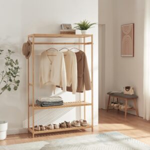 GARDEROBENSTÄNDER Herøy Naturmaterialien [en.casa] Garderoben > Kleiderständer Braun