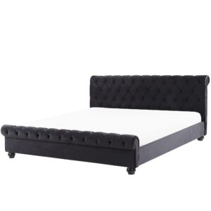 Wohnli Möbelsuche - WASSERBETT 180/200cm Schwarz Avallon