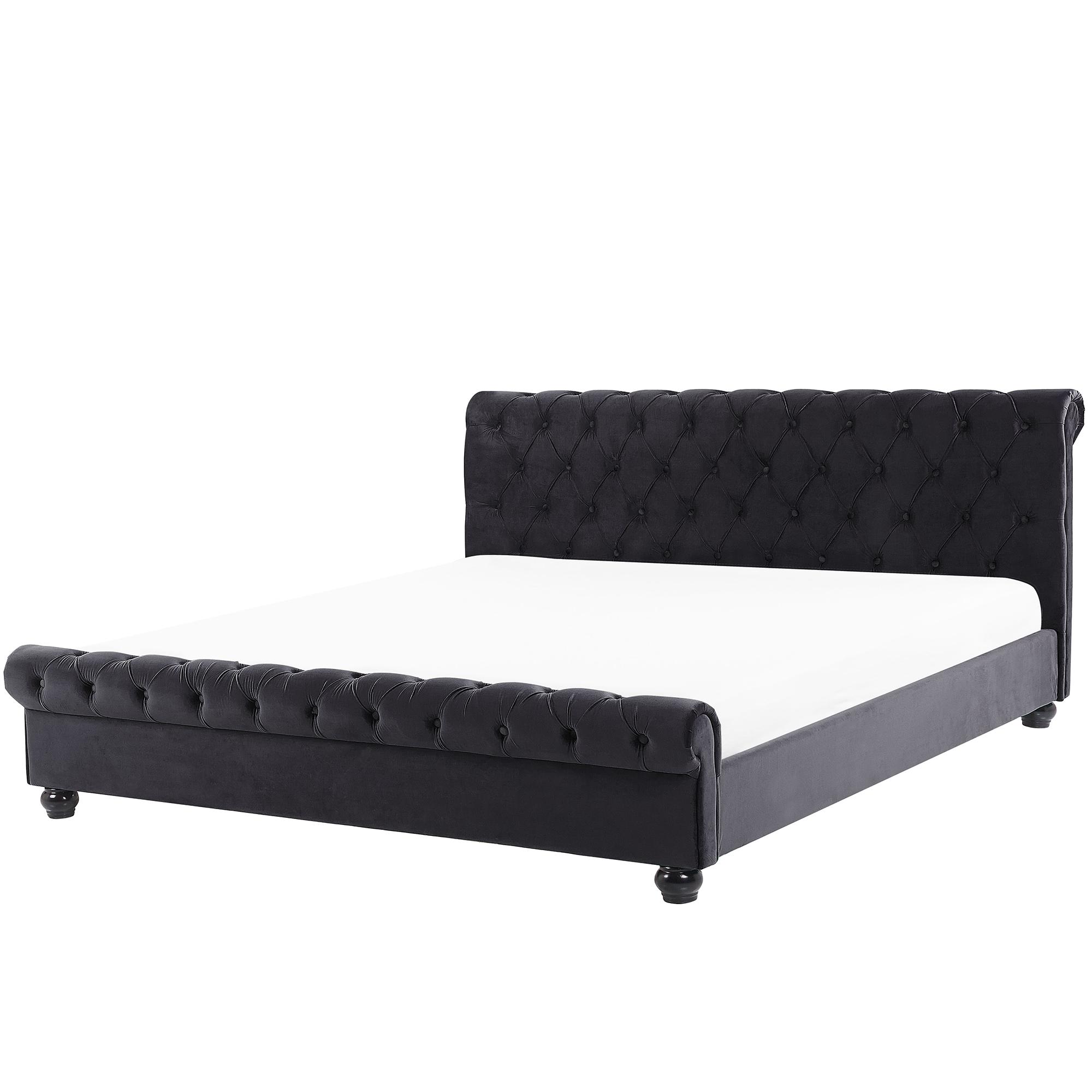 Wohnli Möbelsuche - WASSERBETT 180/200cm Schwarz Avallon
