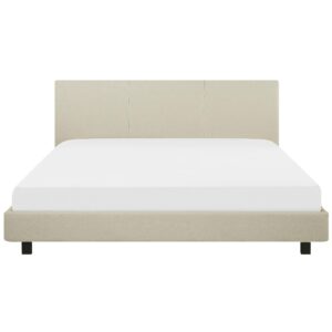 wohnli-moebel-suche-800000486730-1 POLSTERBETT 180/200cm Beige Albi Textil Beliani Möbel > Betten > Polsterbetten Beige
