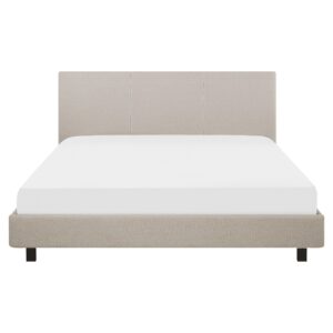 wohnli-moebel-suche-800000486737-1 POLSTERBETT 160/200cm Beige Albi Textil Beliani Möbel > Betten > Polsterbetten Beige