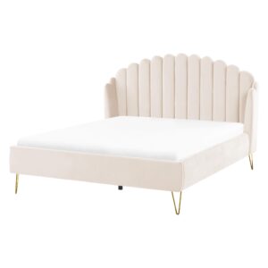 wohnli-moebel-suche-800000486746 Wohnli Möbelsuche - SAMTBETT 160/200cm Helles Beige Ambillou