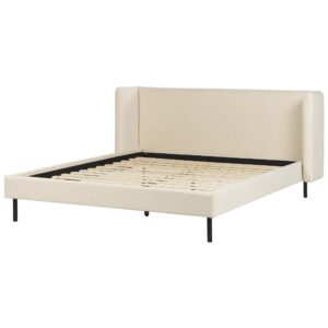 wohnli-moebel-suche-800000486749-1 POLSTERBETT 160/200cm Helles Beige Arette Textil Beliani Möbel > Betten > Polsterbetten Beige