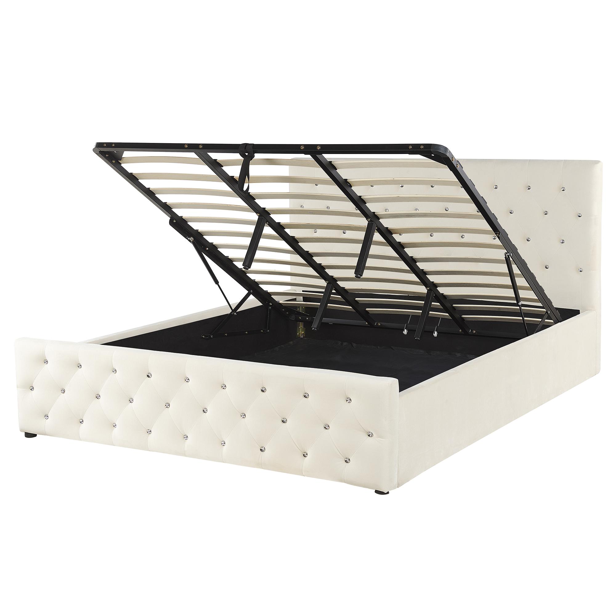 wohnli-moebel-suche-800000486772 Wohnli Möbelsuche - POLSTERBETT 180/200cm Helles Beige Amiens