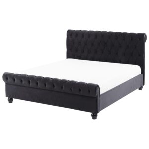 Wohnli Möbelsuche - BETT 140/200cm Schwarz Avallon