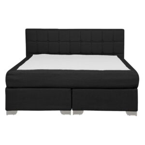 wohnli-moebel-suche-800000486816-1 BOXSPRINGBETT 140/200cm Schwarz Admiral Textil Beliani Möbel > Betten > Boxspringbetten Schwarz