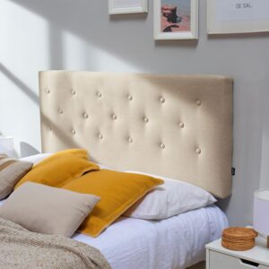 wohnli-moebel-suche-800000487857-1 KOPFTEIL 140x100 cm Oslo beige Textil VS Venta-stock Möbel > Betten Beige