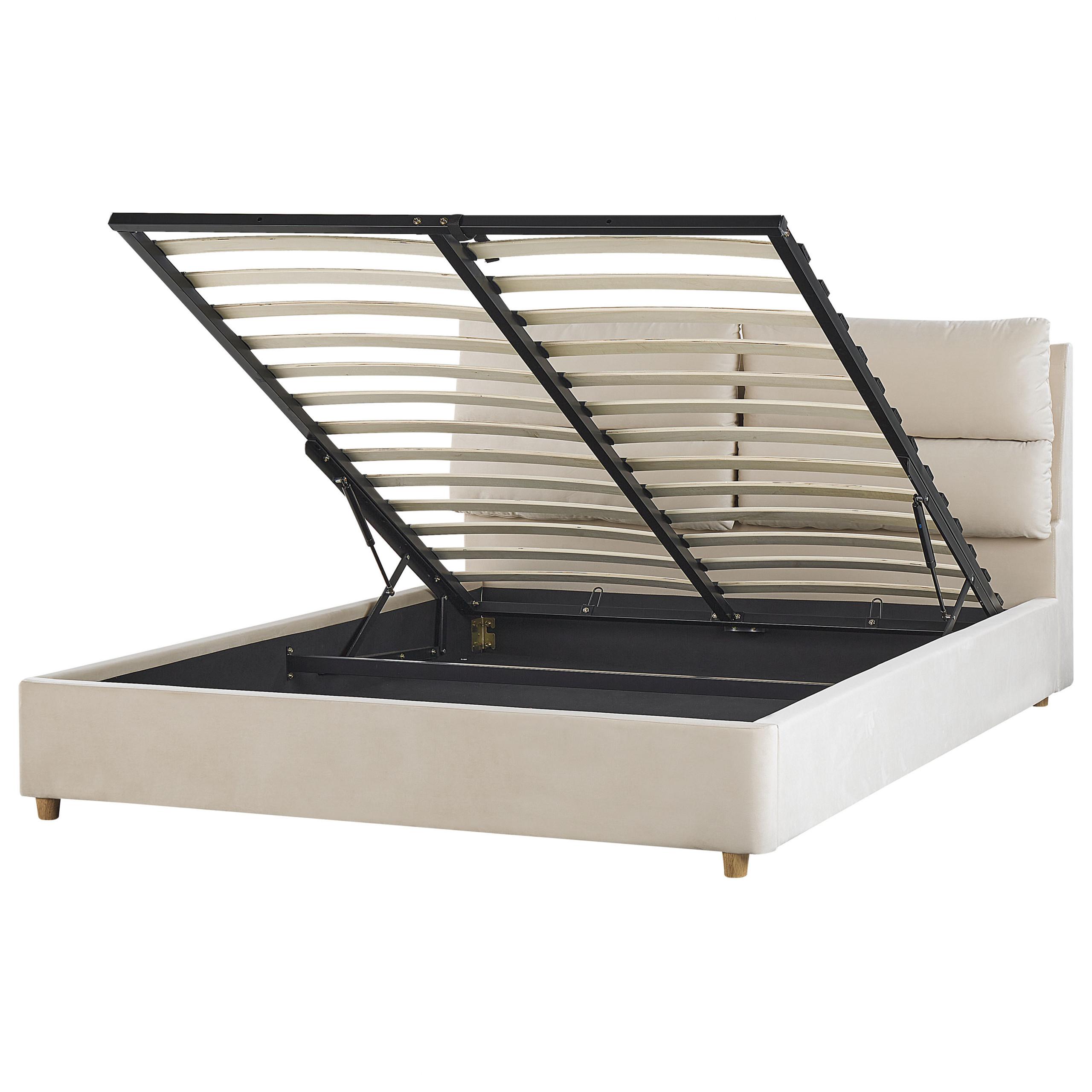 Wohnli Möbelsuche - POLSTERBETT 160/200cm Helles Beige Batilly