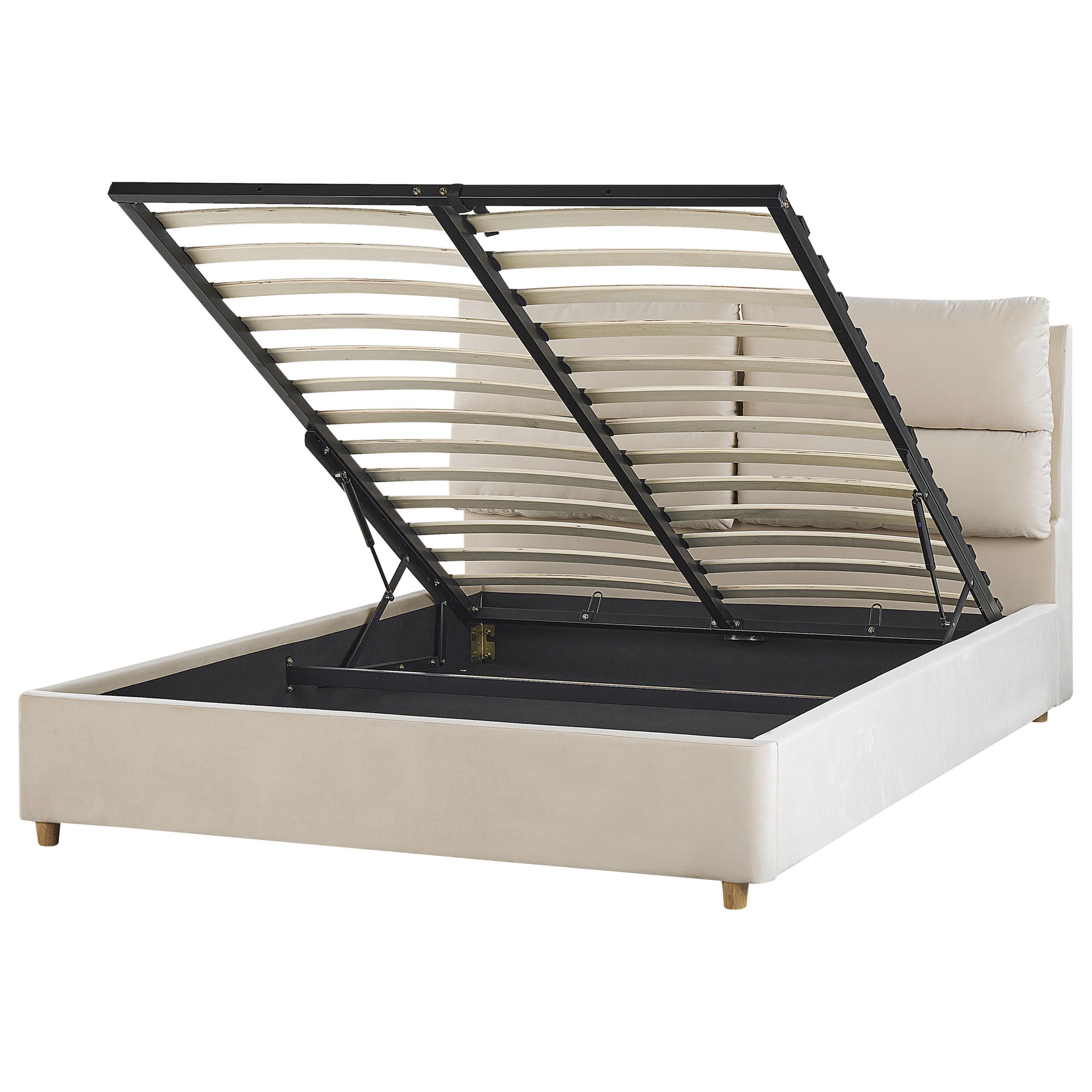 wohnli-moebel-suche-800000488550 Wohnli Möbelsuche - POLSTERBETT 140/200cm Helles Beige Batilly