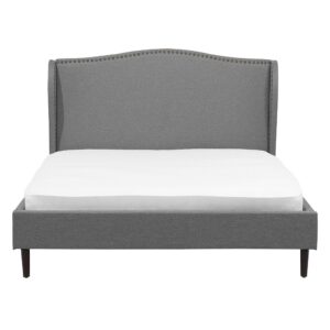 POLSTERBETT 140/200cm Grau Colmar Textil Beliani Möbel > Betten > Polsterbetten Grau