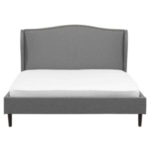 wohnli-moebel-suche-800000488559-1 POLSTERBETT 160/200cm Grau Colmar Textil Beliani Möbel > Betten > Polsterbetten Grau