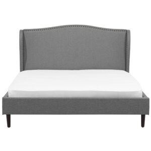 wohnli-moebel-suche-800000488565-1 POLSTERBETT 180/200cm Grau Colmar Textil Beliani Möbel > Betten > Polsterbetten Grau