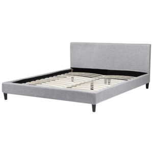 wohnli-moebel-suche-800000488591-1 POLSTERBETT 180/200cm Hellgrau Fitou Textil Beliani Möbel > Betten > Polsterbetten Grau