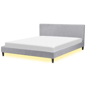 wohnli-moebel-suche-800000488591 Wohnli Möbelsuche - POLSTERBETT 180/200cm Hellgrau Fitou
