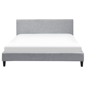 wohnli-moebel-suche-800000488594-1 POLSTERBETT 160/200cm Hellgrau Fitou Textil Beliani Möbel > Betten > Polsterbetten Grau