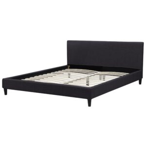 wohnli-moebel-suche-800000488596-1 POLSTERBETT 180/200cm Schwarz Fitou Textil Beliani Möbel > Betten > Polsterbetten Schwarz