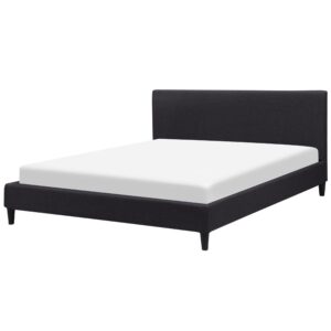 wohnli-moebel-suche-800000488599-1 POLSTERBETT 160/200cm Schwarz Fitou Textil Beliani Möbel > Betten > Polsterbetten Schwarz