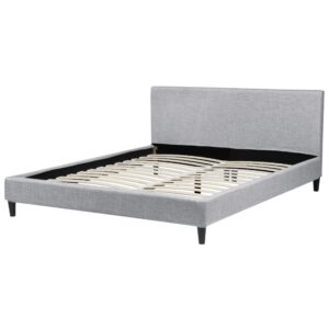 wohnli-moebel-suche-800000488607-1 POLSTERBETT 160/200cm Hellgrau Fitou Textil Beliani Möbel > Betten > Polsterbetten Grau