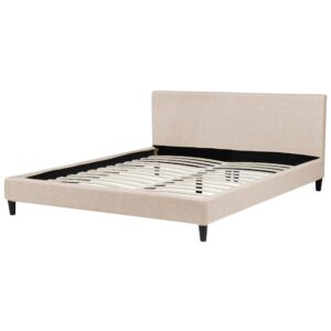 wohnli-moebel-suche-800000488615-1 POLSTERBETT 180/200cm Sandbeige Fitou Textil Beliani Möbel > Betten > Polsterbetten Beige