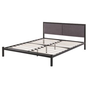 wohnli-moebel-suche-800000488668-1 METALLBETT 160/200cm Schwarz Clamart Textil Beliani Möbel > Betten Schwarz