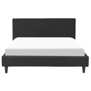 wohnli-moebel-suche-800000488678-1 POLSTERBETT 140/200cm Schwarz Fitou Textil Beliani Möbel > Betten > Polsterbetten Schwarz