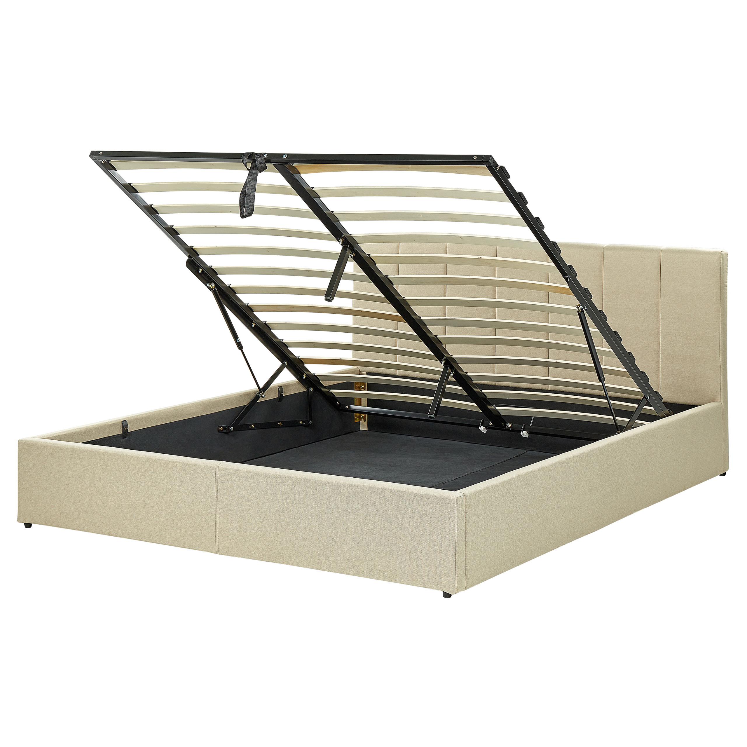 Wohnli Möbelsuche - POLSTERBETT 160/200cm Beige Dreux