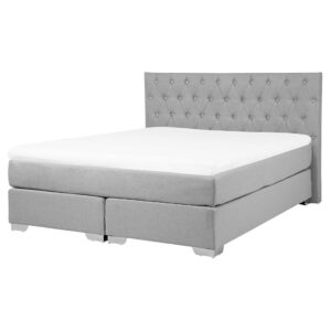 Wohnli Möbelsuche - BOXSPRINGBETT 160/200cm Hellgrau Duchess