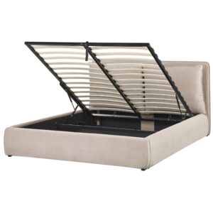 Wohnli Möbelsuche - BETT 160/200cm Beige Bajonna