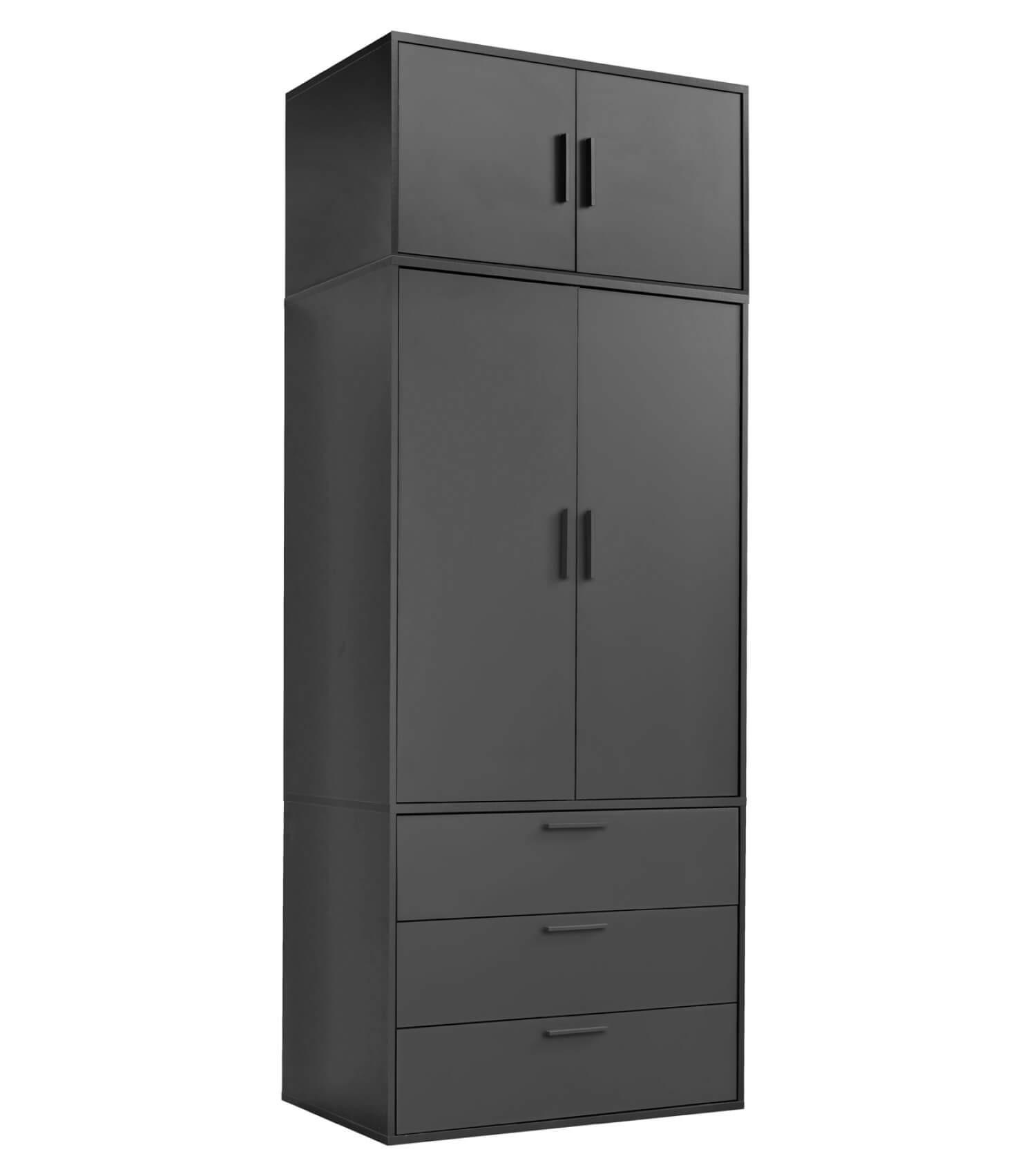 Wohnli Möbelsuche - KLEIDERSCHRANK Grid deckenhoch