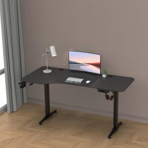 COMPUTERTISCH Oxnard Holzwerkstoff pro.tec Möbel > Tische > Schreibtische > Gamingtische Schwarz