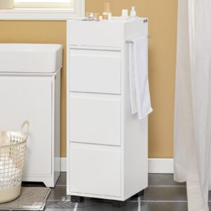 wohnli-moebel-suche-800000495528-1 BADEZIMMERSCHRANK Weiß Holzwerkstoff SoBuy Möbel > Schränke > Badezimmerschränke Weiß