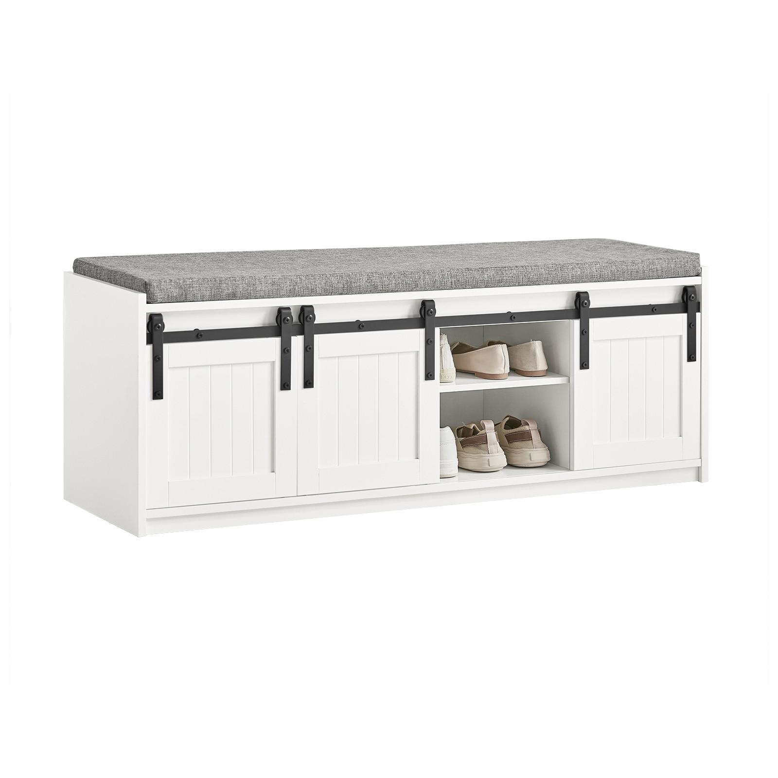 wohnli-moebel-suche-800000495927 Wohnli Möbelsuche - SCHUHBANK mit Sitzfläche 120x45x35cm Weiß