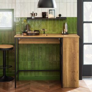 wohnli-moebel-suche-800000495994-1 BARTISCH Vintage Holzwerkstoff, Metall SoBuy Möbel > Tische > Bartische Braun