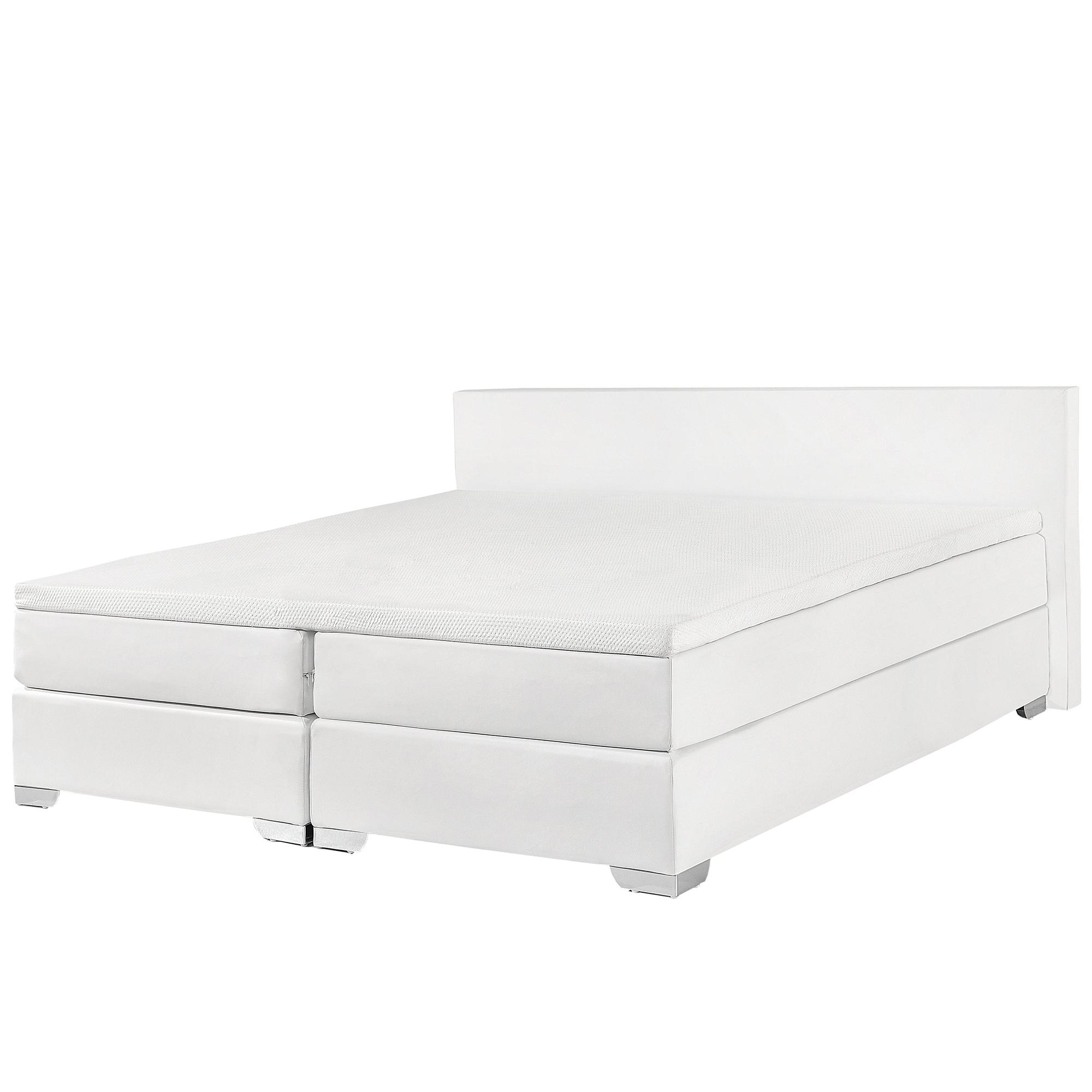 Wohnli Möbelsuche - BOXSPRINGBETT 180/200cm Weiß President