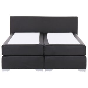 wohnli-moebel-suche-800000496272-1 BOXSPRINGBETT 180/200cm Schwarz President Kunststoff Beliani Möbel > Betten > Boxspringbetten Schwarz