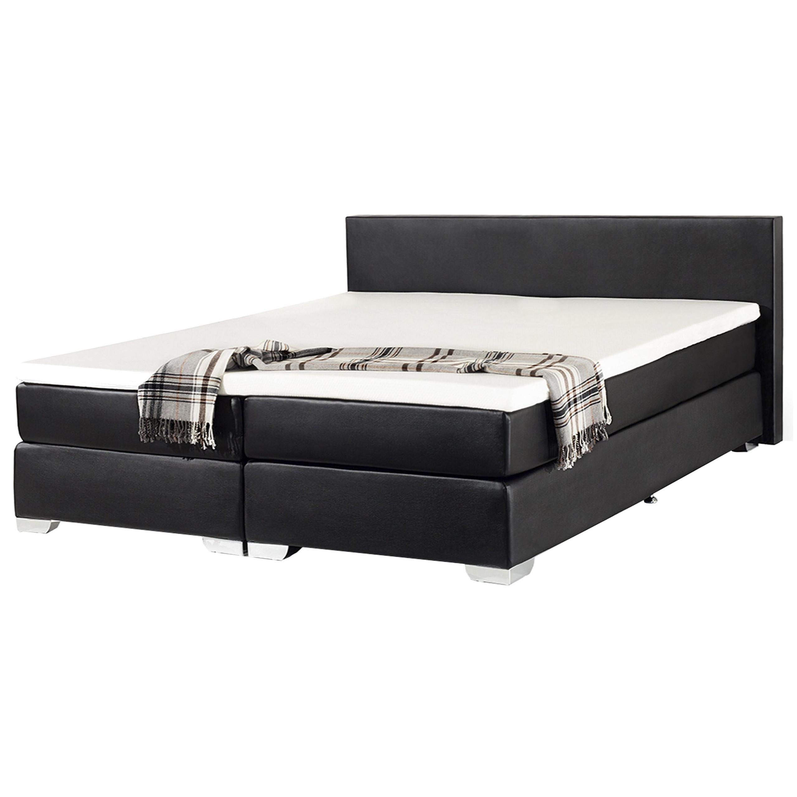 Wohnli Möbelsuche - BOXSPRINGBETT 180/200cm Schwarz President
