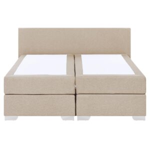 wohnli-moebel-suche-800000496273-1 BOXSPRINGBETT 160/200cm Beige President Textil Beliani Möbel > Betten > Boxspringbetten Beige