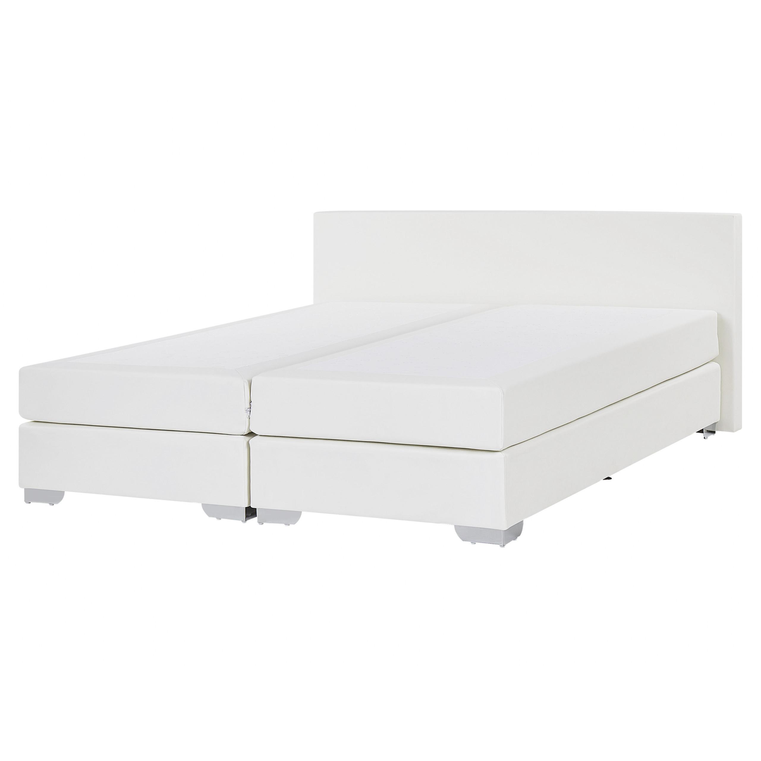 Wohnli Möbelsuche - BOXSPRINGBETT 160/200cm Weiß President