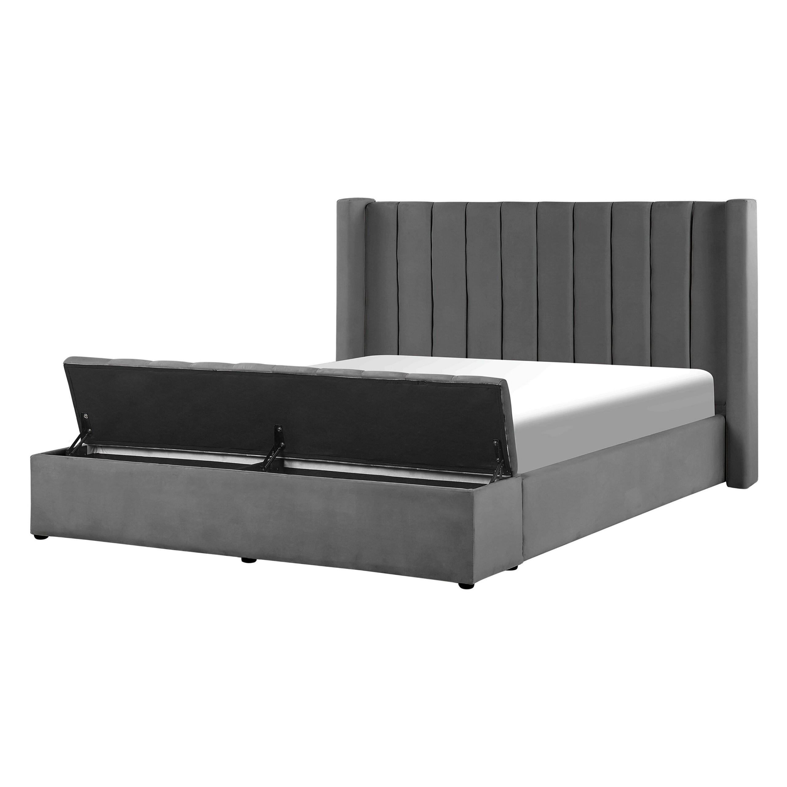 wohnli-moebel-suche-800000496302 Wohnli Möbelsuche - POLSTERBETT 140/200cm Grau Noyers