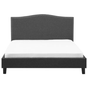 wohnli-moebel-suche-800000496328-1 POLSTERBETT 180/200cm Dunkelgrau Montpellier Textil Beliani Möbel > Betten > Polsterbetten Grau