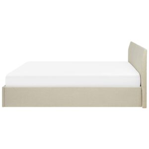 wohnli-moebel-suche-800000496331-1 POLSTERBETT 180/200cm Beige Orbey Textil Beliani Möbel > Betten > Polsterbetten Beige
