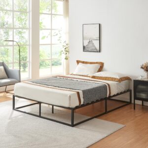 METALLBETT Kreta Metall [en.casa] Möbel > Betten Schwarz