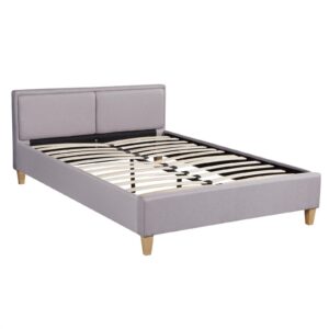 wohnli-moebel-suche-800000497965-1 POLSTERBETT ANAIS 140x200 cm grau Textil CARO-Möbel Möbel > Betten > Polsterbetten Grau